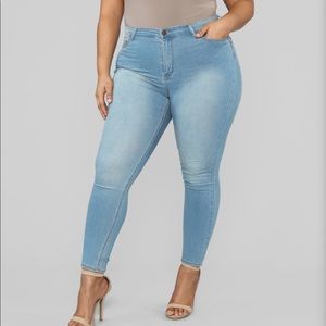 Fashion Nova high waisted jeans